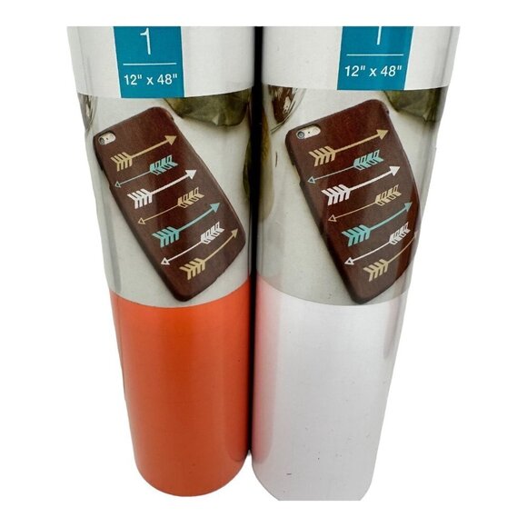 Cricut Vinyl Lot Iron On Permanent Removable Halloween Orange Black HTV Gift - Picture 4 of 9